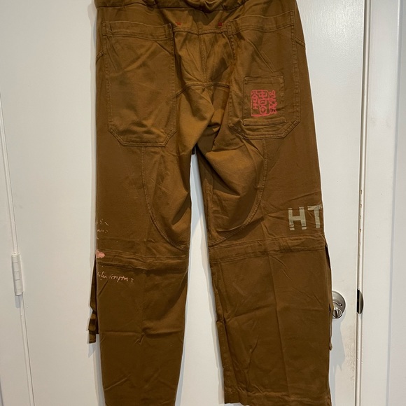 SACK’S  Luxury joggers SZ 2 (L). 100% cotton, flared bottom. Lots of details. - Picture 6 of 13